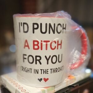 Red and White Coffee Mug